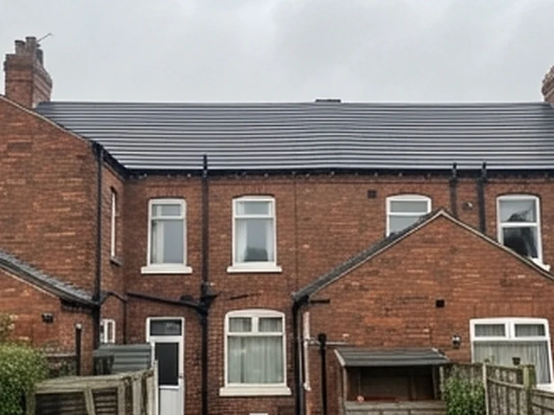 Storm repair in Stockport, after